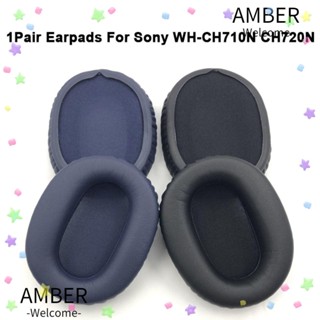 AMBER แผ่นโฟมฟองน้ําครอบหูฟัง แบบเปลี่ยน สําหรับ Sony WH-CH710N CH720N