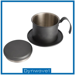 [Dynwave1] ที่กรองกาแฟดริป สเตนเลส น้ําหนักเบา สไตล์เวียดนาม สําหรับบ้าน คาเฟ่ ตั้งแคมป์ ท่องเที่ยว ห้องครัว