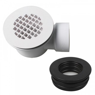 Shower Drain Easy To Use For 1.5 Inches Pipe Low Profile Side-outlet Drainage