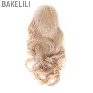 Bakelili LC270-1 Women Gold  Curly Wig High Temperature Fiber Cosplay Party Stylish