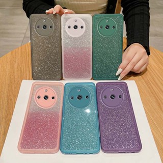 เคสโทรศัพท์มือถือแบบนิ่ม กันกระแทก กันรอยกล้อง ลายดาวระยิบระยับ สําหรับ Realme 11 Pro Plus Pro+ 4G 5G