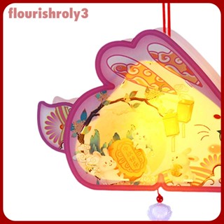 [Flourish] โคมไฟ รูปกระต่าย 3D แฮนด์เมด DIY สําหรับตกแต่งบ้าน