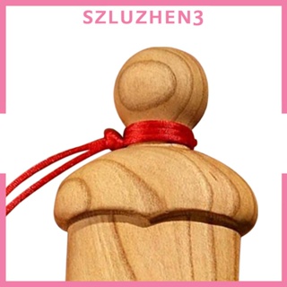 [Szluzhen3] จี้ไม้พีช ขนาดเล็ก สําหรับตกแต่งต้นคริสต์มาส DIY