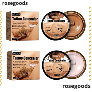 Rosegoods1 คอนซีลเลอร์รองพื้น ปกปิดรอยสัก กันน้ํา กันเหงื่อ ติดทนนาน 20 กรัม