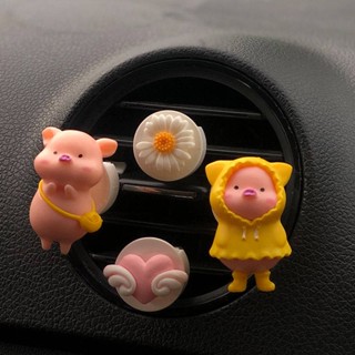 Car Air Outlet Decoration Website Red Cute Cartoon Pig Aromatherapy Decoration Air Conditioning Vent Fragrance Car Interior Design Supplies PxKb