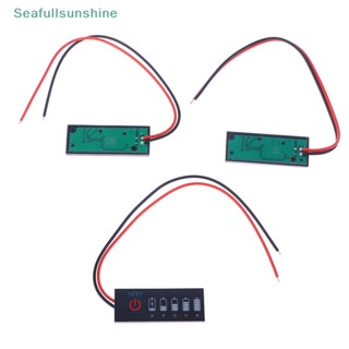 Seaf&gt; เครื่องทดสอบระดับลิเธียม 1S 2S 3S 4S 5S 6S 3.7V-25.2V