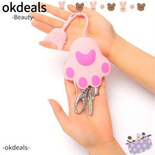 Okdeals กุญแจรถยนต์ กันลื่น ขนาดใหญ่ จุของได้เยอะ สีดํา 2 ชิ้น