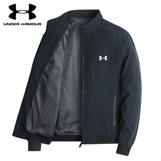 Under.armour [M-5XL] ใหม่ เสื้อแจ็กเก็ตลําลอง ระบายอากาศ ใส่สบาย สไตล์ธุรกิจ สําหรับผู้ชาย 2023