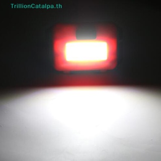 Trillioncatalpa ไฟฉายสวมศีรษะ LED 3 โหมด สําหรับตั้งแคมป์