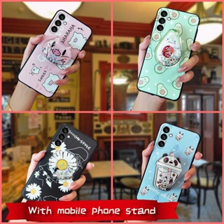 Durable Back Cover Phone Case For Samsung Galaxy S23FE/SM-S7110 Anti-dust drift sand Fashion Design Kickstand Dirt-resistant