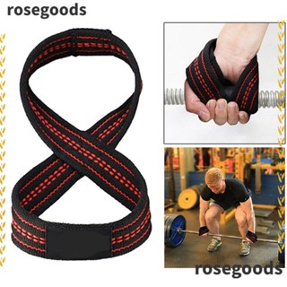 Rosegoods1 สายรัดข้อมือไนล่อน กันลื่น ใส่สบาย สําหรับออกกําลังกาย 8 ชิ้น