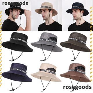 Rosegoods1 หมวกบักเก็ต หมวกเดินป่า กลางแจ้ง หมวกกันแดด Gorro