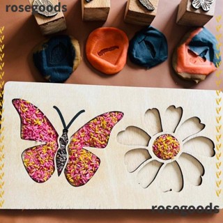 Rosegoods1 ของเล่นถาดไม้ ช่วยประสาทสัมผัส สําหรับเด็ก