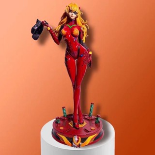 ((พร้อมส่ง) โมเดลฟิกเกอร์รูปปั้น Asuka Neon Genesis Evangelion EVA แบบหนัง สําหรับตกแต่ง