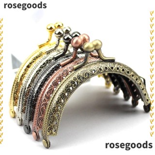 Rosegoods1 ตะขอจับกระเป๋าถือ สไตล์เรโทร สําหรับกระเป๋าถือ 5 ชิ้น