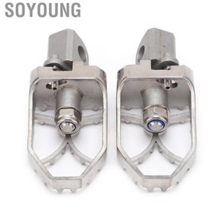 Soyoung Motorcycle Foot Peg  304 Stainless Steel 360° Rotatable Pedal Sharp  for Motorbike Cycling Replacement KAWASAKI Versys 650 2007-2021