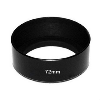 ฮูดเลนส์ Standard 72mm Metal Lens Hood Cover for 72mm Filter/Lens สำหรับ Canon Nikon SONY ช่วยป้องกันแสงสะท้อนหน้าเลนส์