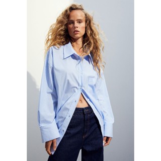 H&amp;M  Woman Oversized cotton shirt 1182352_1