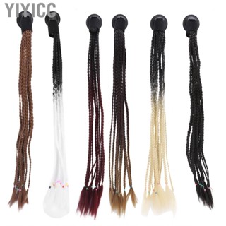 Yiyicc Colorful Motorcycle  Ponytail Dreadlocks Braids W/ Suction Cup US