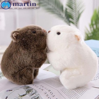 Martin หมอนตุ๊กตาหนูแฮมสเตอร์ ขนนิ่ม ขนาดเล็ก สําหรับตกแต่งโซฟา