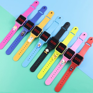 Digital Cartoon Children Animation LED Student Watch Clearance sale