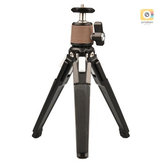 Foldable Tripod with Detachable Ball Head Aluminum Alloy 3kg/6.6lbs Load Capacity Compatible with CANON/ NIKON/  Camera And DJI Gimbals