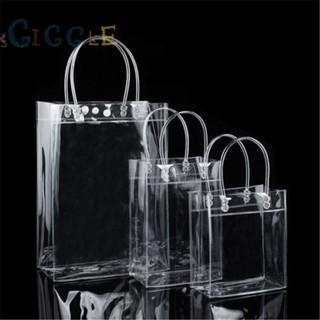 ⭐24H SHIPING ⭐New Vinyl Portable Transparent Storage Cosmetic Shopping Waterproof Tote Bag