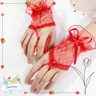 Dealshop ถุงมือลูกไม้ ผู้หญิง อะนิเมะ ถุงมือคอสเพลย์