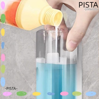 Pista เครื่องจ่ายสบู่เหลว แชมพู พลาสติก ABS สีขาว สําหรับบ้าน