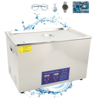 Industrial Shop Ultrasonic Cleaner 30L Digital Ultra Sonic Tank Bath Cleaning Heater Timer PS-100A