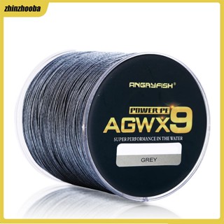 Fs Angryfish Agwx9 สายเบ็ดถัก 500 ม. ทนทาน สําหรับตกปลา