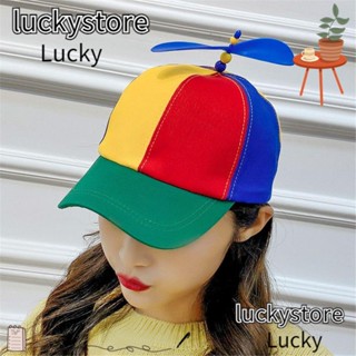 Lucky หมวกเบสบอล ไม้ไผ่ ลายแมลงปอ สีรุ้ง สําหรับเด็กผู้ชาย และเด็กผู้หญิง