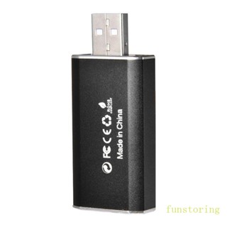 Fun การ์ดจับภาพวิดีโอ USB2 0 Grabber สําหรับเกม DVD Camcorde