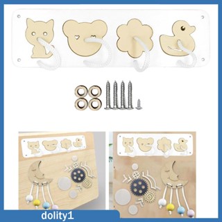 [Dolity1] บอร์ดไม้ DIY ของเล่นเสริมการเรียนรู้ สําหรับเด็กก่อนวัยเรียน