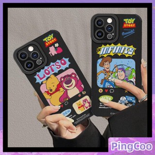 Pingcoo - เข้ากันได้สำหรับ เคส iphone 11 เคสไอโฟน เคสไอโฟน11 เคสโทรศัพท์กันกระแทกลายแนวตั้งสีดำป้องกันกล้องคาวบอยนักบินอวกาศการ์ตูนหมีเข้ากันได้กับ iPhone 14 13 PRO MAX 12 PRO MAX XS XR 7 8