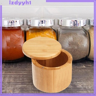 [JoyDIY] กล่องไม้ไผ่ ใช้ซ้ําได้ สําหรับใส่เครื่องปรุงรส พริกไทย อาหาร