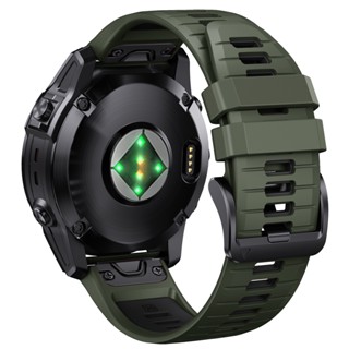 สายนาฬิกาข้อมือซิลิโคน 22 มม. 26 มม. แบบเปลี่ยน สําหรับ Garmin Forerunner 965 955 945 935 Enduro 2