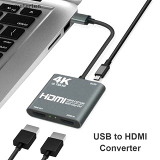 Rten การ์ดจับภาพวิดีโอ 1080P 60fps Loop Out Broadcasg 4K HDMI USB3.0 G99B N