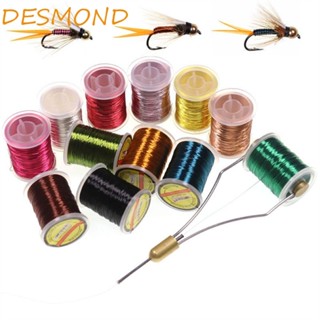 Desmond ลวดทองแดง ทรงกลม ขนาดเล็ก 26 หลา สําหรับตกปลาเทราท์