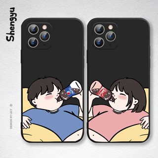 เคสโทรศัพท์มือถือ TPU นิ่ม ทรงสี่เหลี่ยม ลายตลกน่ารัก สําหรับ Samsung S22+ S21+ S22 S21 S20 Ultra Plus FE 5G S10e S10 lite S9 S8 S7 S6 Edge Plus