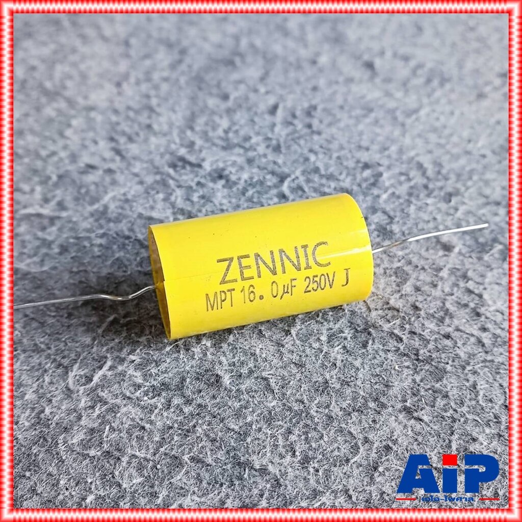 1ตัว ZENNIC C16/250V MPT สีเหลือง ซีเสียงกลาง คาปาซิเตอร์ 16UF250V เอไอ-ไพศาล ราคา ถูกที่สุด ดีลบีเคเค แกลเลอรีภาพที่ 7