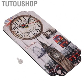 Tutoushop Durable Living Room Wall Clock High Quality Bar Decoration Clock Accurate Easy