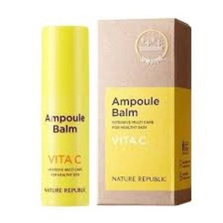 บาล์มทาหน้าPRETTY SKIN VITAMIN BRIGHTENING AMPOULE BALM - สูตรวิตามินซีเข้มข้นสูงและให้ความชุ่มชื้น