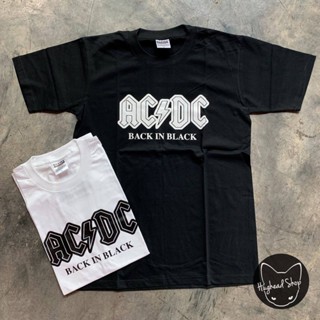 เสื้อยืดแขนสั้นAC007 เสื้อยืดวงร็อค ACDC เอซีดีซี เสื้อวง เสื้อยืดเอซีดีซี เสื้อวินเทจS-5XL