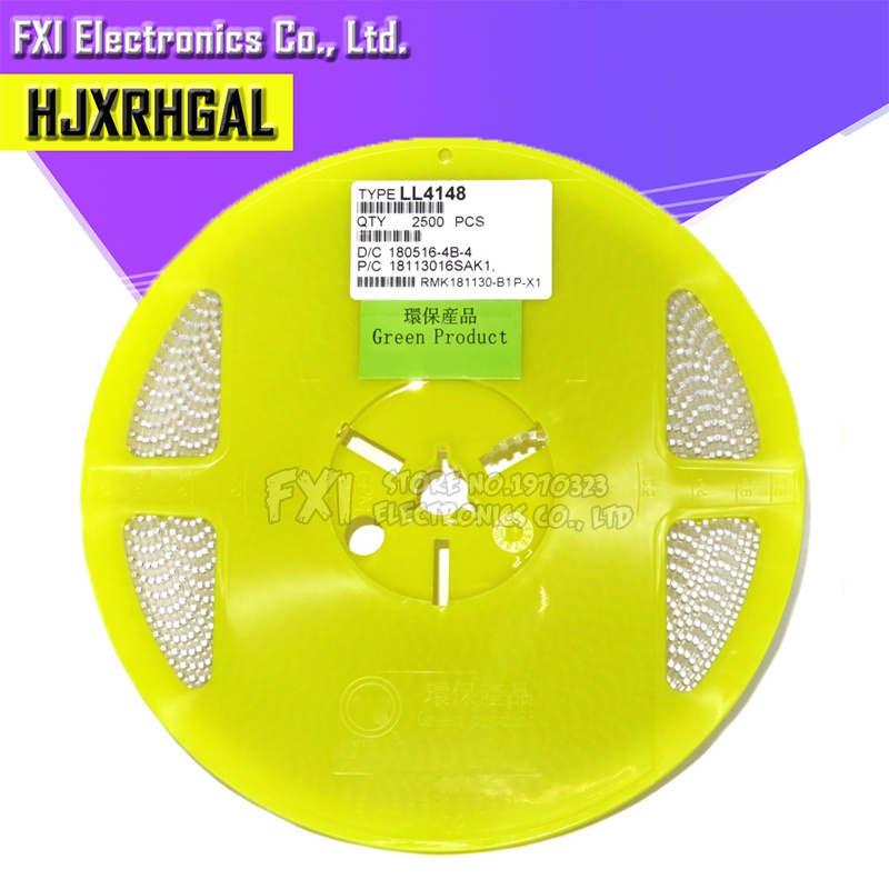 2500PCS LL4148 LL-34 SMD 1N4148 IN4148 การสลับความเร็วสูงใหม่