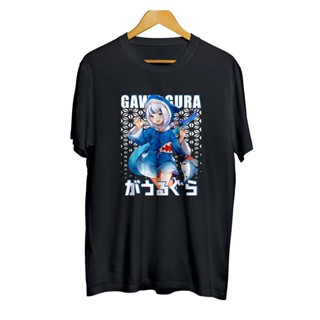 เสื้อยืด ลายการ์ตูนอนิเมะ GAWR GURA GOOMBA distro - HOLOLIVE ENG ของแท้ 100% combed 30s