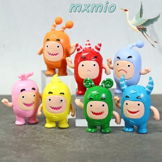 Mxmio ฟิกเกอร์ Kawaii Anime Dolls Oddbods ขนาดเล็กของสะสมสําหรับตกแต่งบ้าน