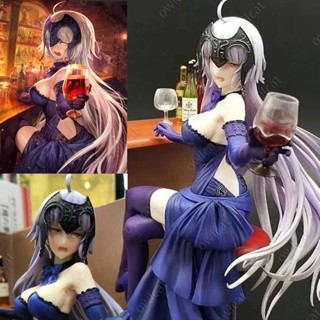 โมเดล FGO1.5.1 Jeanne DArc Alter Avenger Drunk (Holy Night Dinner Ver.) 18cm Fate Grand Order Essence Version Dragon Witch Game Illustration Fate Grand Order PVC Figure Packed in Box Model