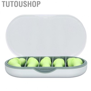 Tutoushop 10Pcs Sleeping Ear Plugs Soft Comfortable Safe Sponge Excellent  Insulat DG