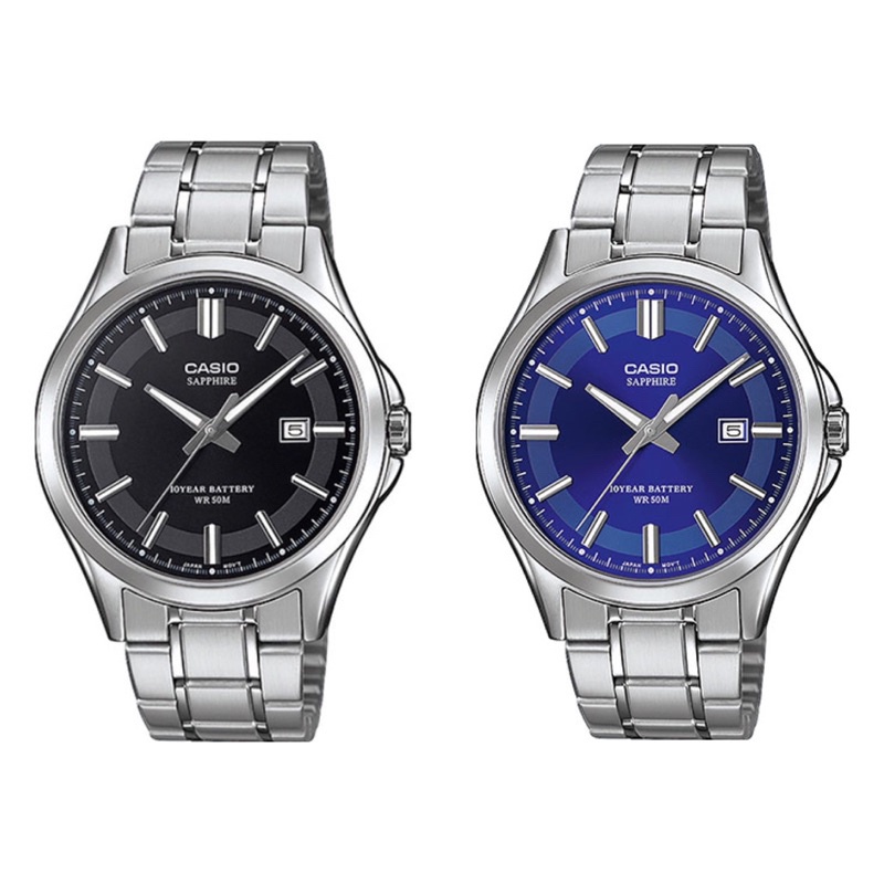 Casio Standard นาฬิกาข้อมือผู้ชาย สายสแตนเลส รุ่น MTS-100D,MTS-100D-1A,MTS-100D-2,MTS-100D-1AV,MTS-100D-2AV
